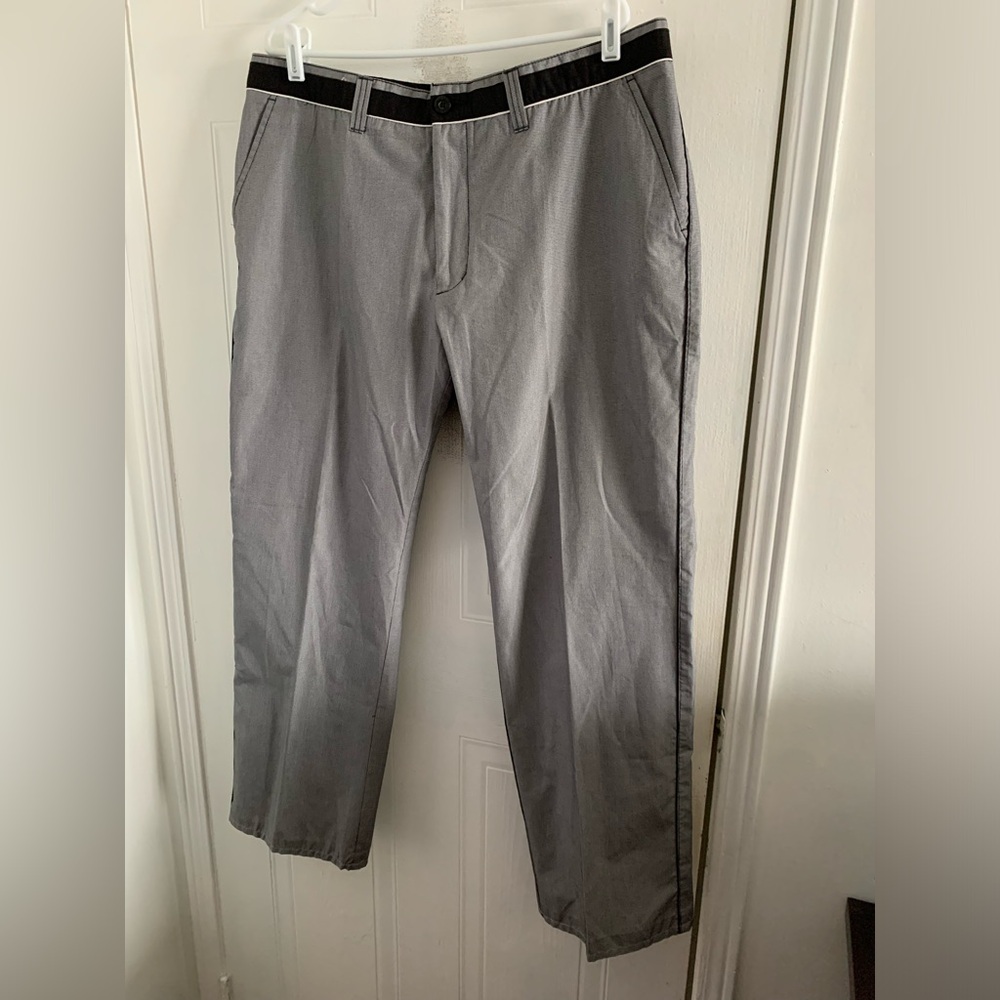 TravisMathew Golf Trousers Micro Plaid Size 38
